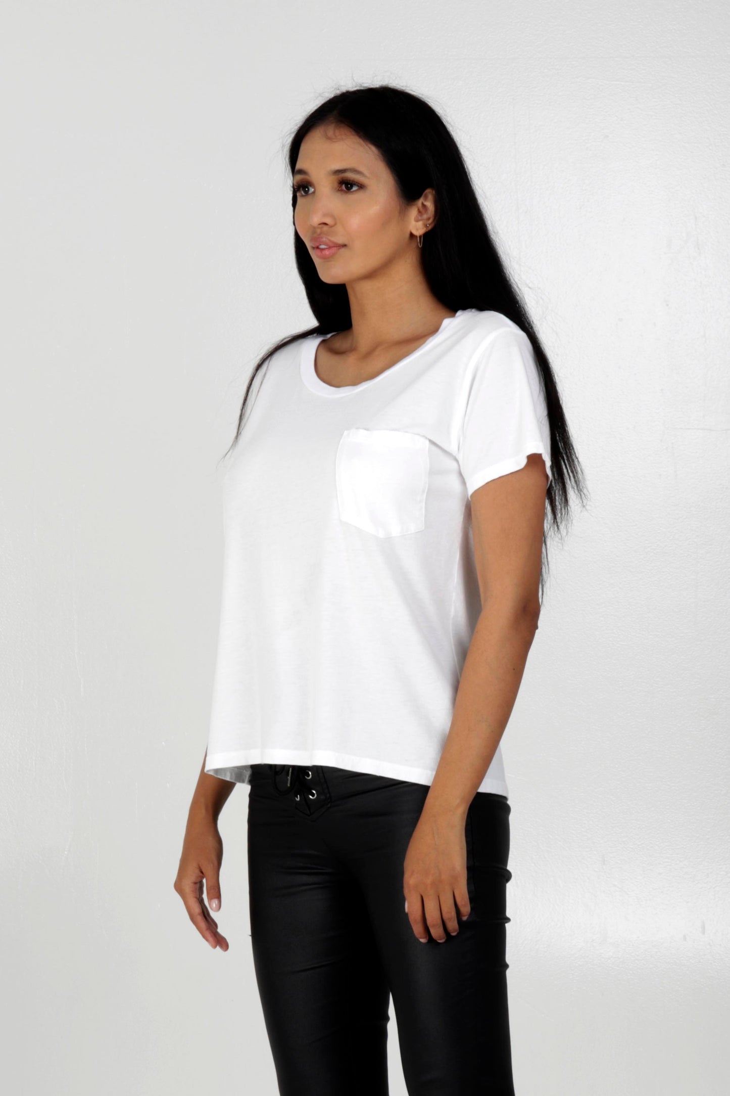 American Hemp Cotton Classic Wide Neck Tee